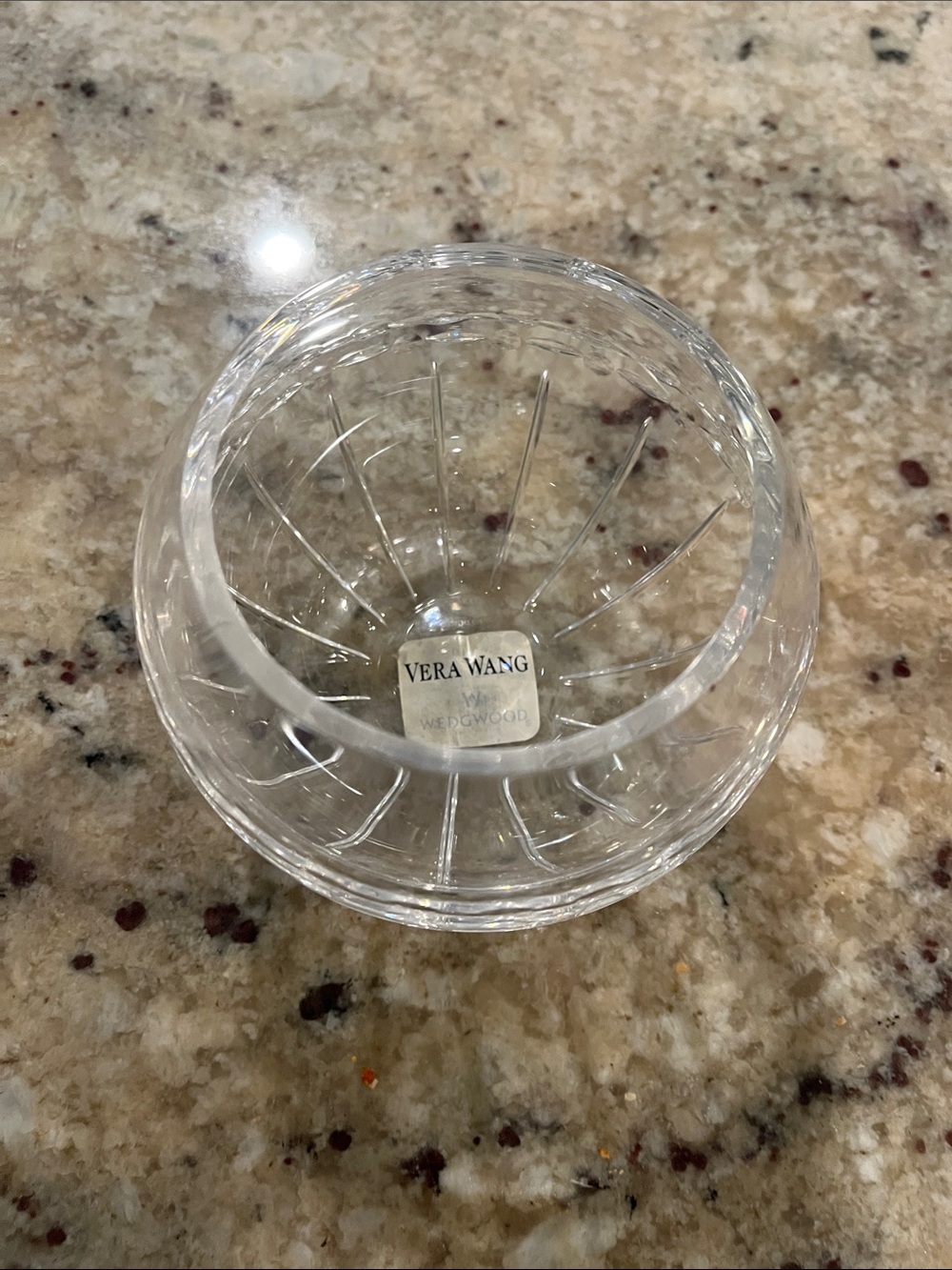 Vera  wang rose bowl